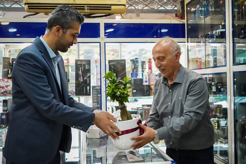 دیدار هیات‌رئیسه اتاق اصناف استان گلستان با آقای قدیمی، معلم و کسبه پیشکسوت